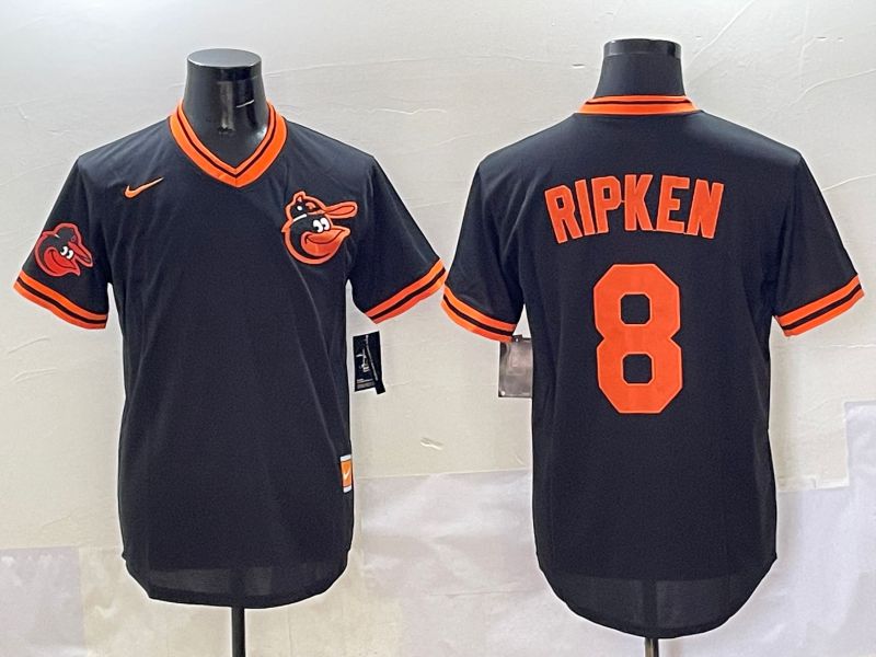 Men Baltimore Orioles #8 Ripken Black Game 2025 Nike MLB Jersey style 5092